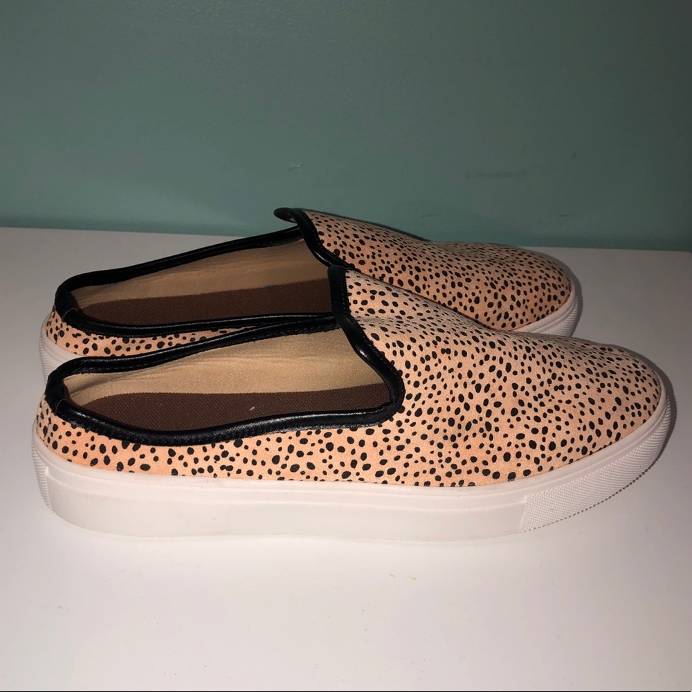 Cheetah Backless Sneakers